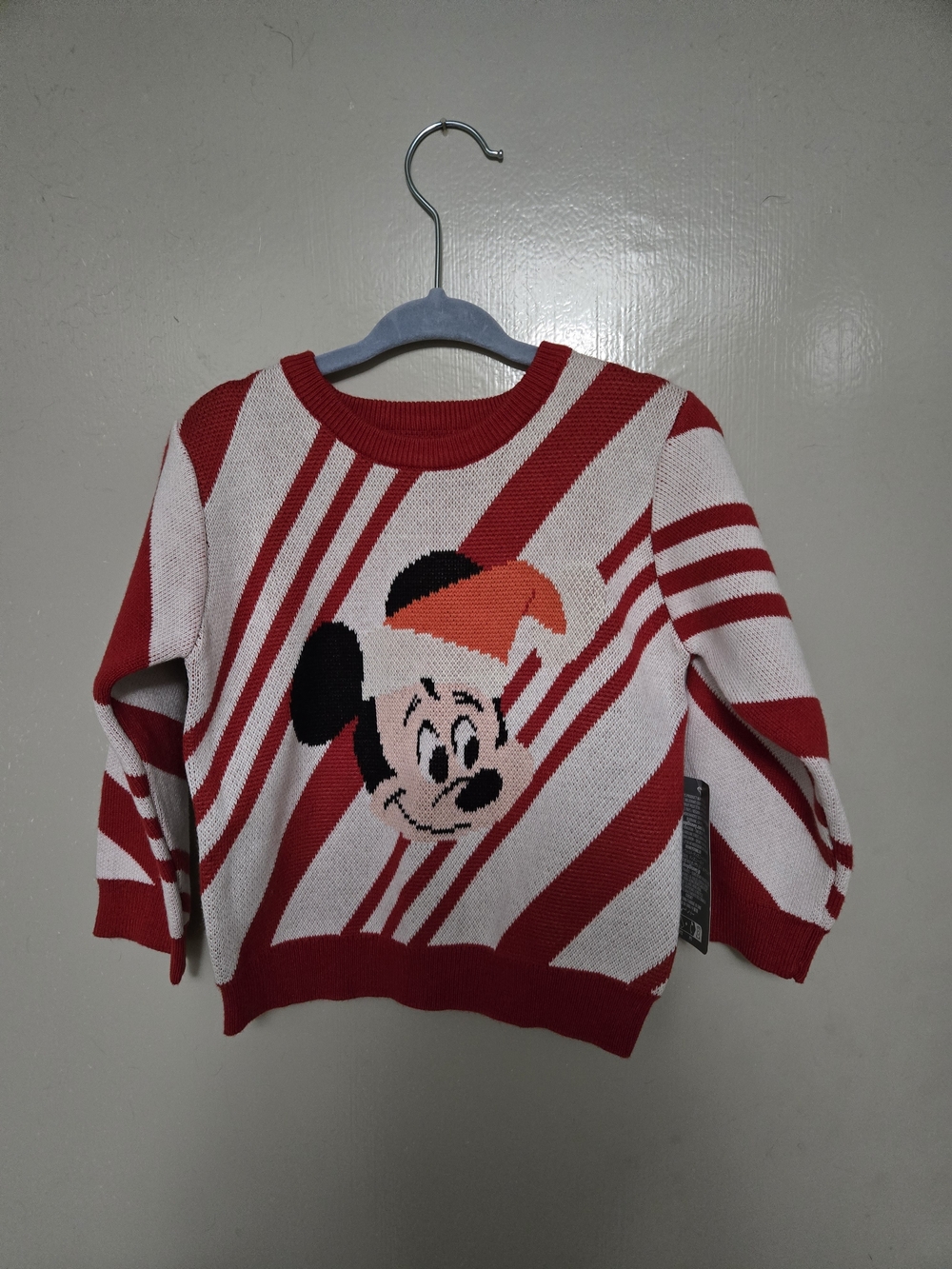 Disney Red & White Knit Sweater